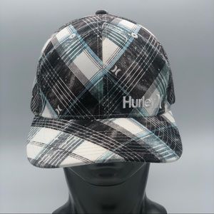 Hurley Mens Flex Fit Hat Plaid